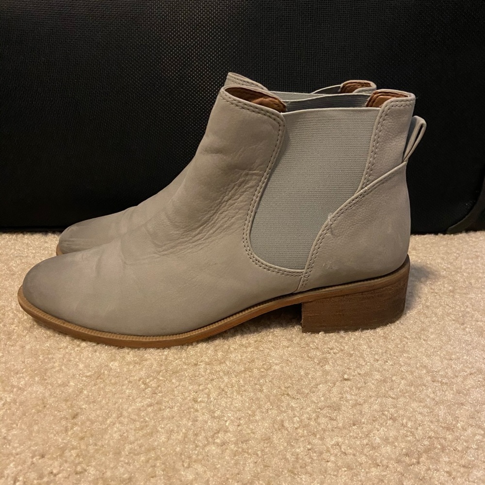 Grey Chelsea Boots